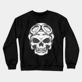 Human Skull Crewneck Sweatshirt